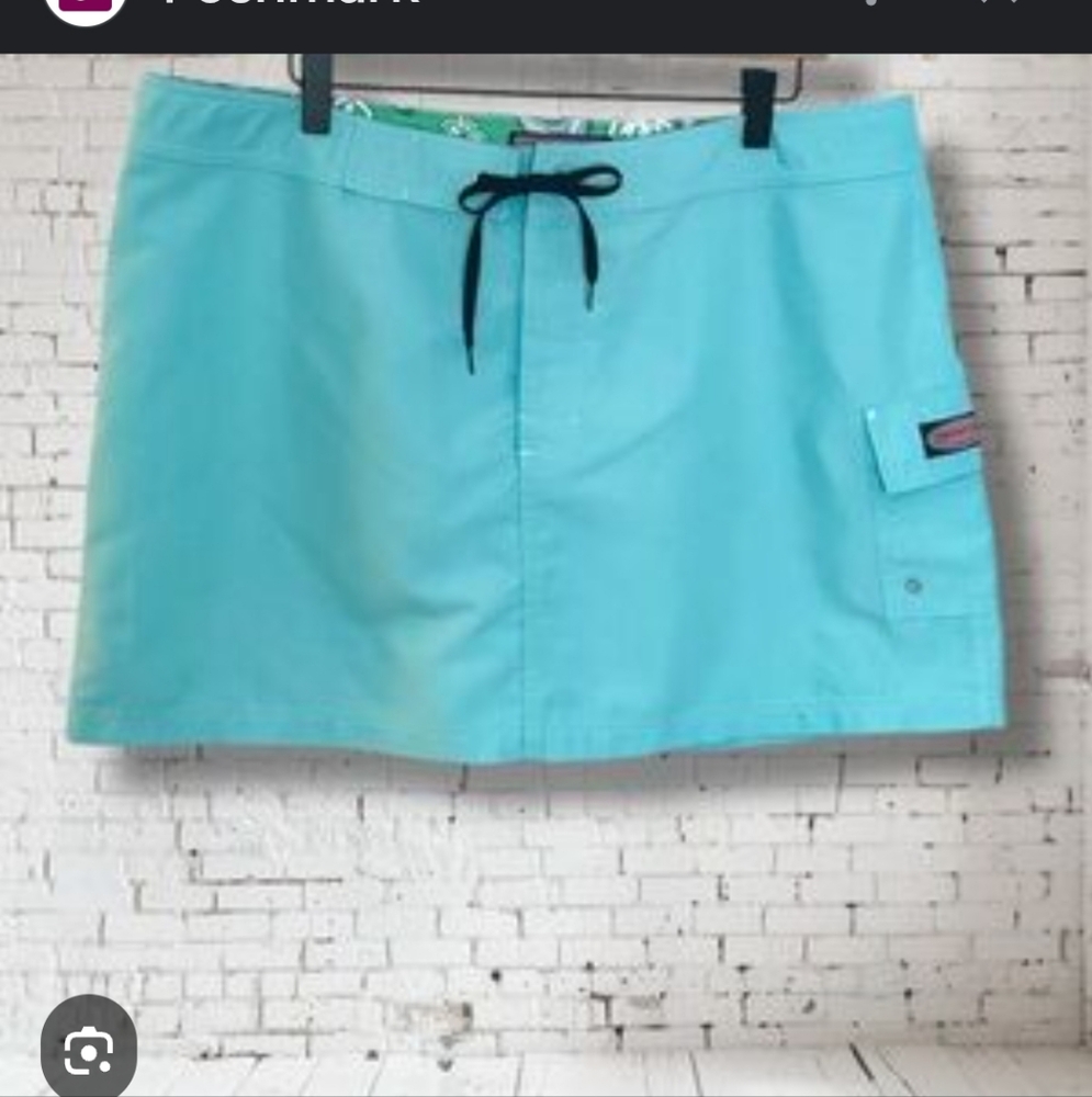 Vineyard Vines Turquoise Skirt Size 2.